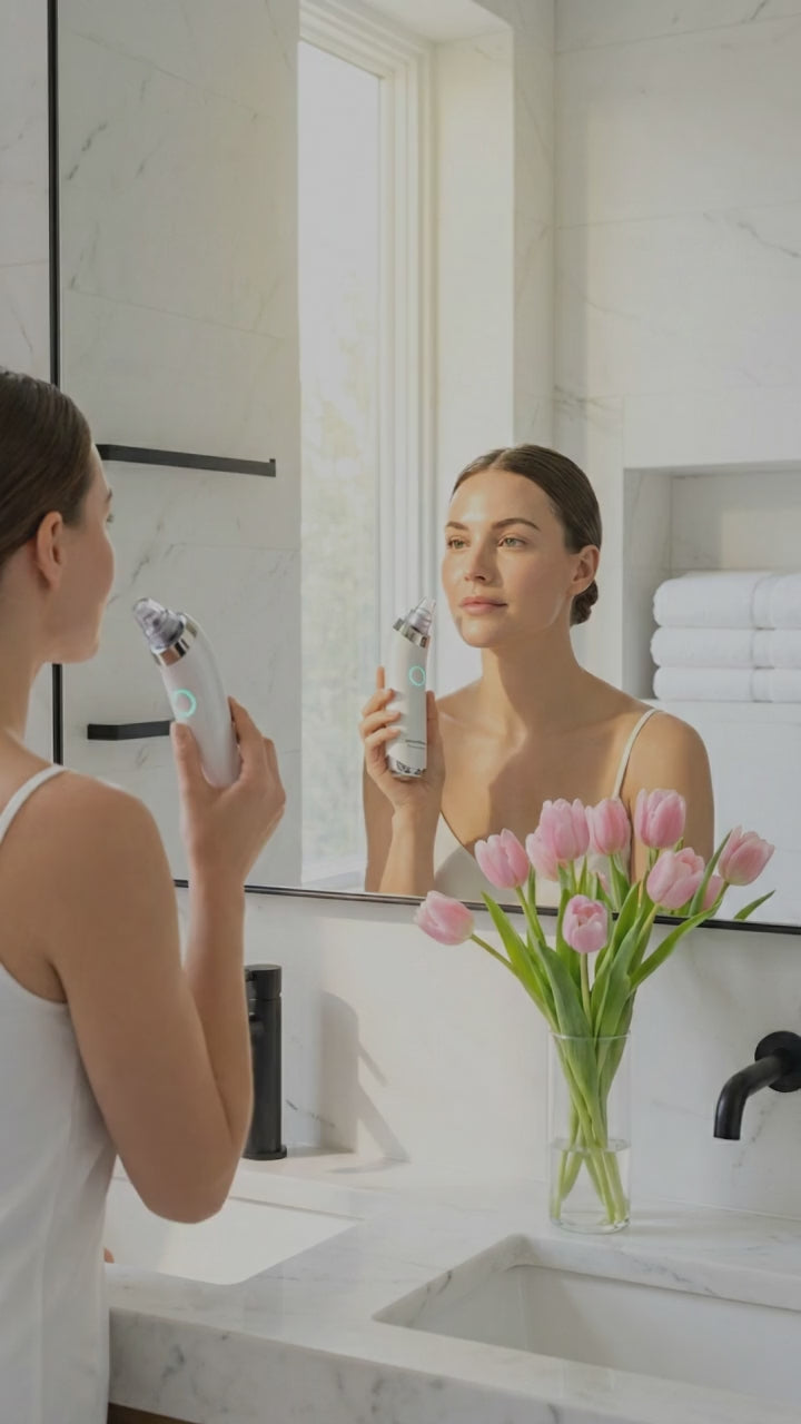 PoreVac Pro™ – Limpiador Facial de Succión Profesional